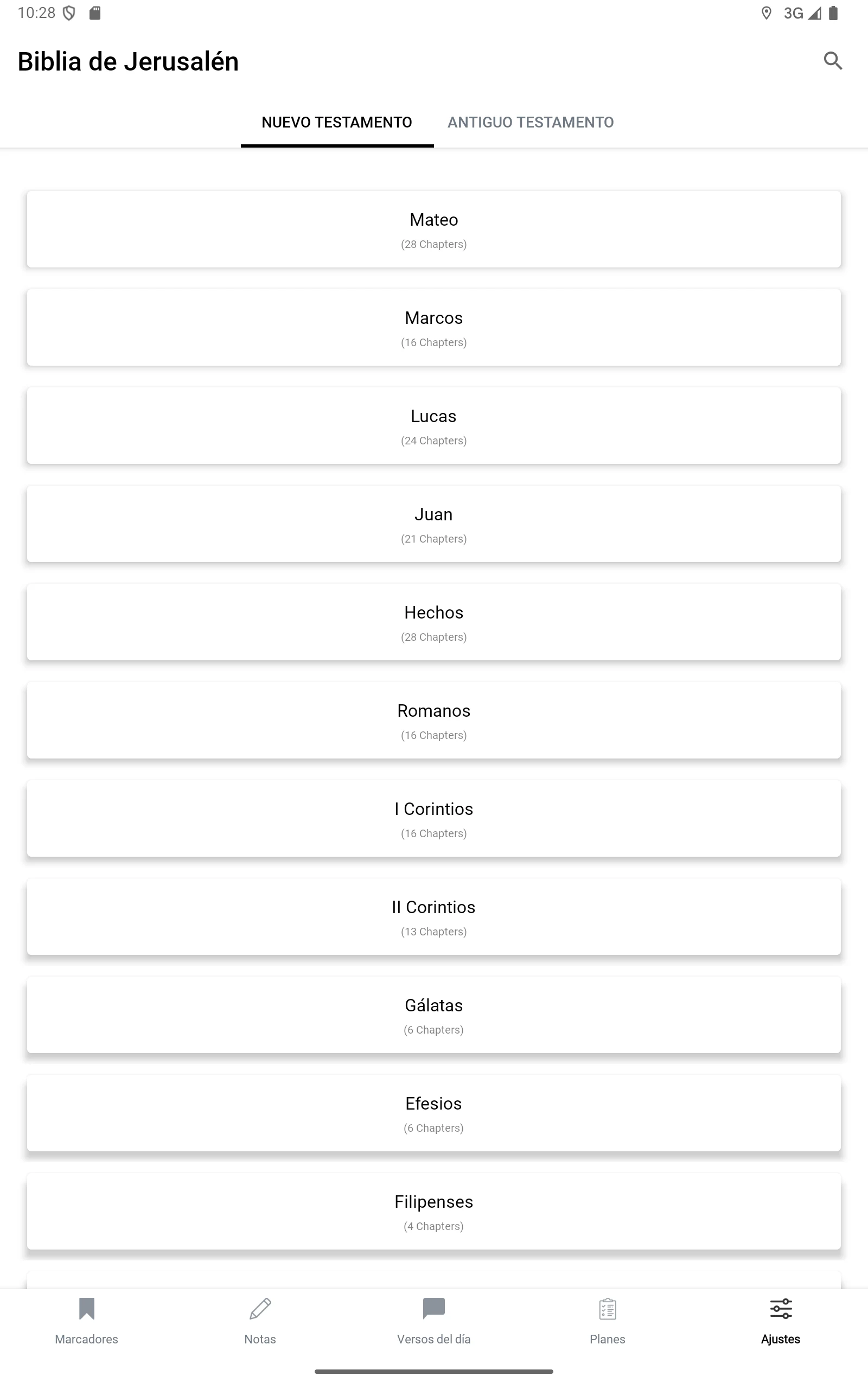 Santa Biblia Jerusalén Español screenshot