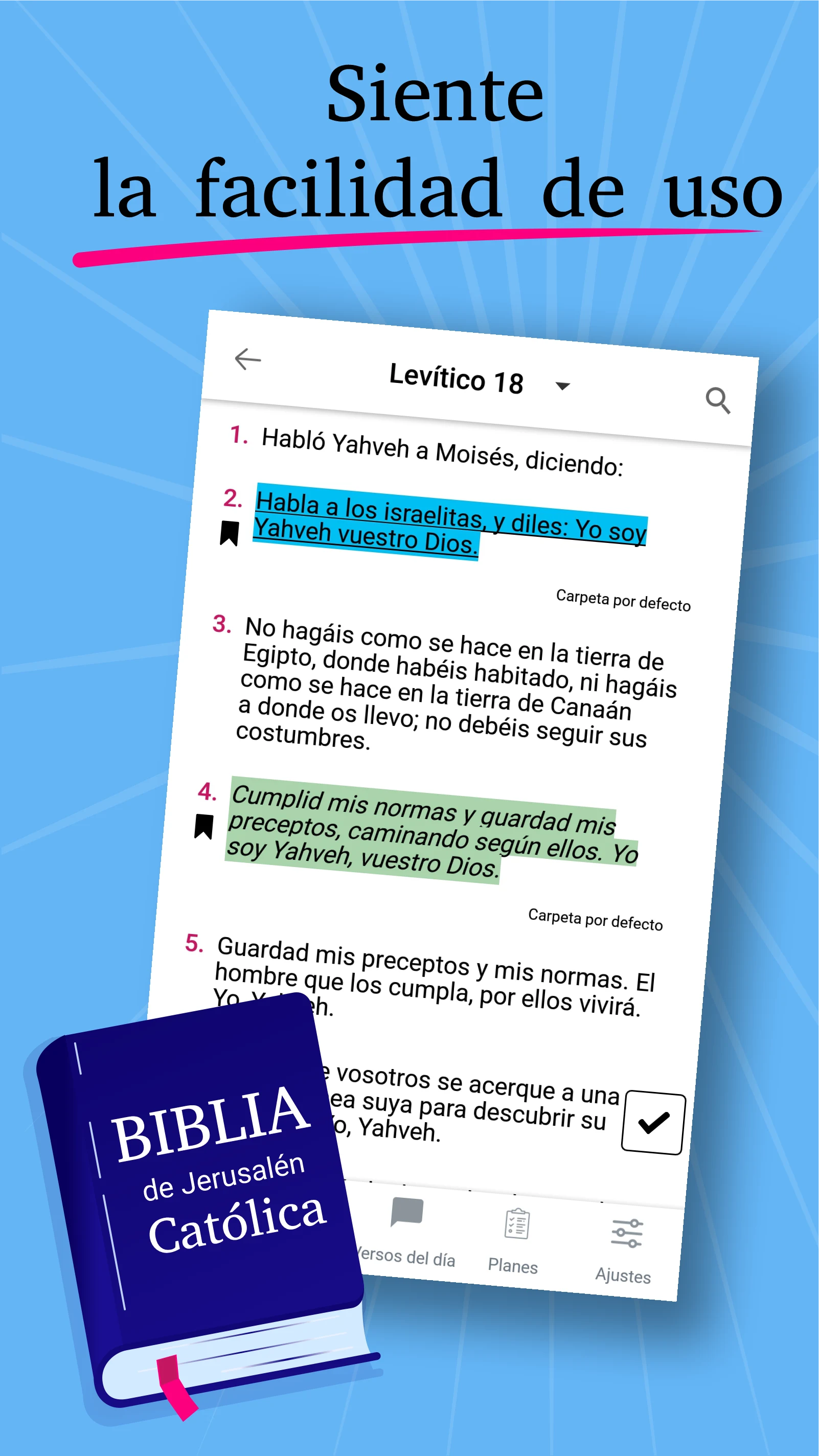 Santa Biblia Jerusalén Español screenshot
